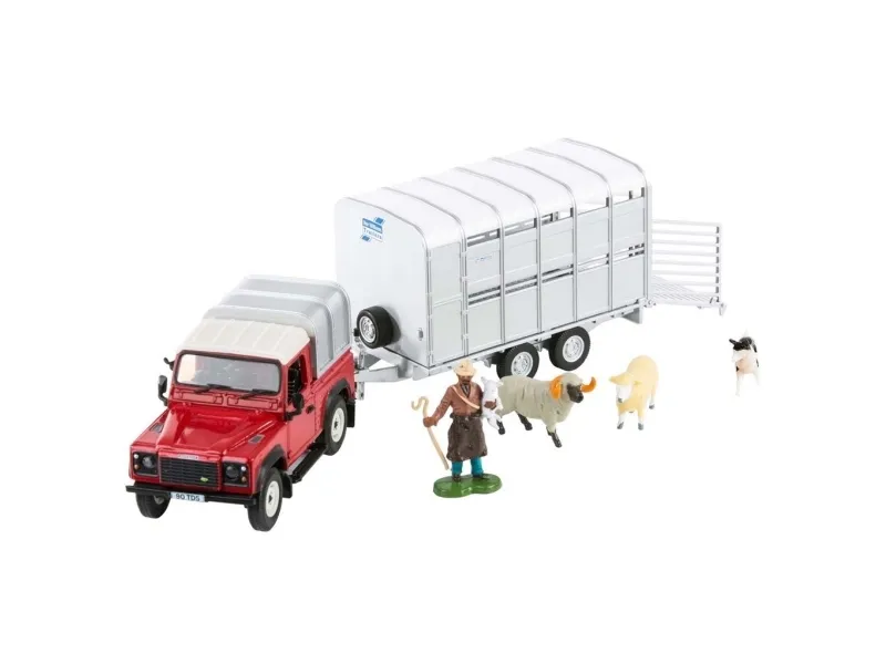TOMY Britains Land Rover med tilhenger 43138