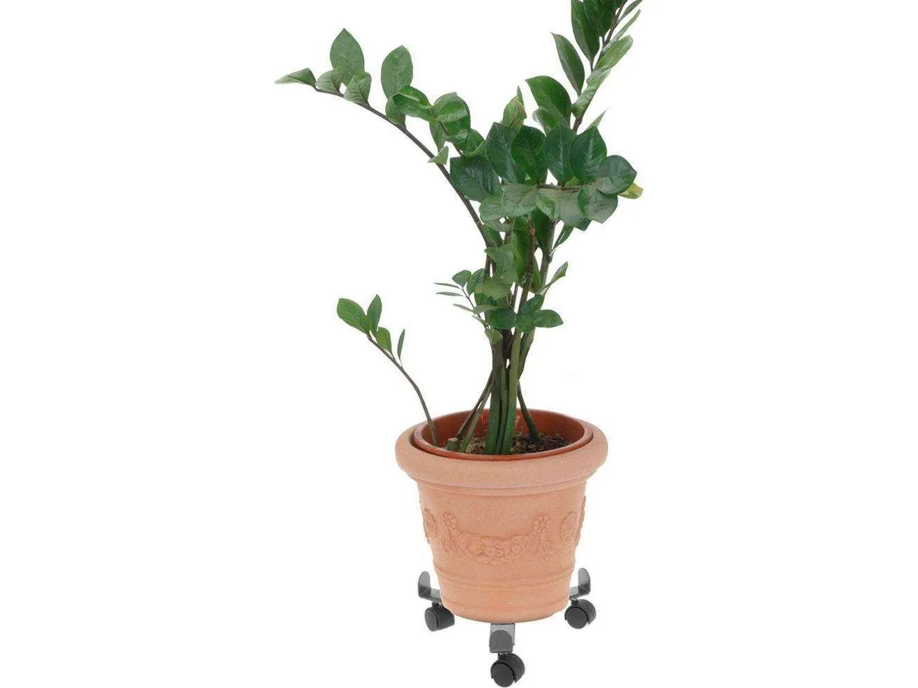 ProGarden plantebrett med hjul, metall 23–30 cm