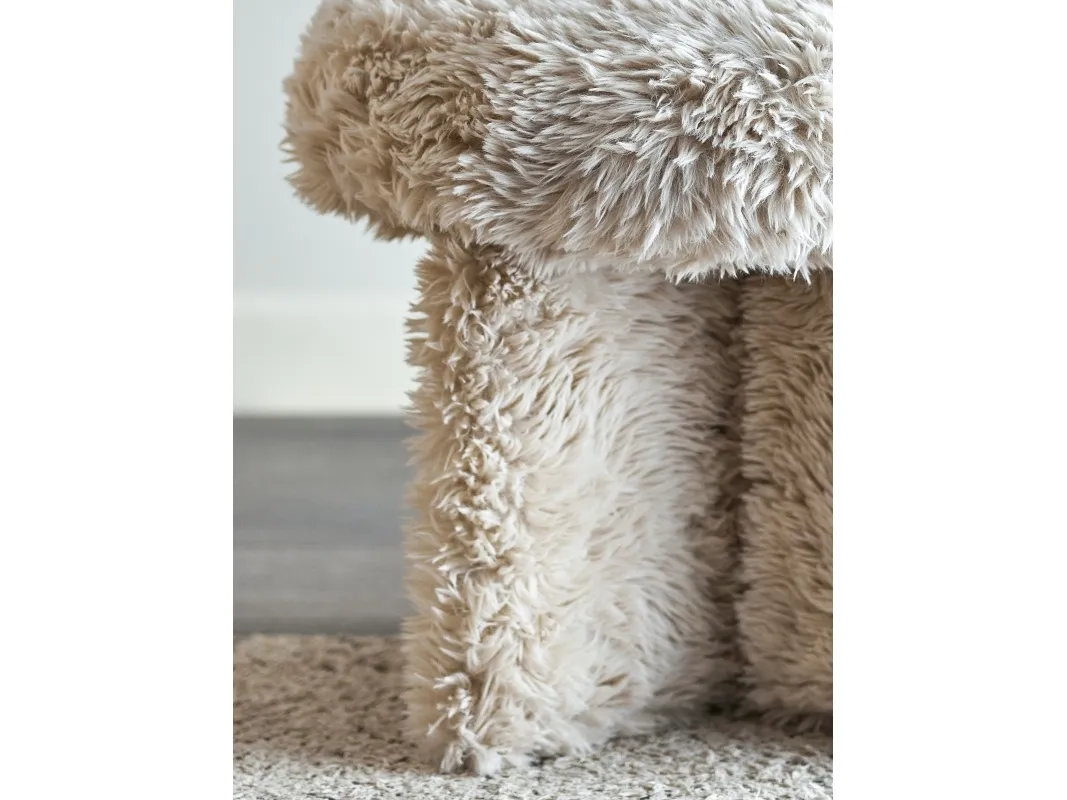 BLOOMINGVILLE Frikka puff, natur, polyester