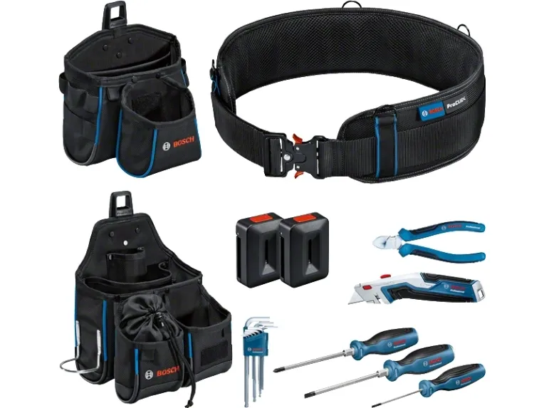 Bosch 1.600.A02.H5C, Verktøysbelte, Sort, Spenne