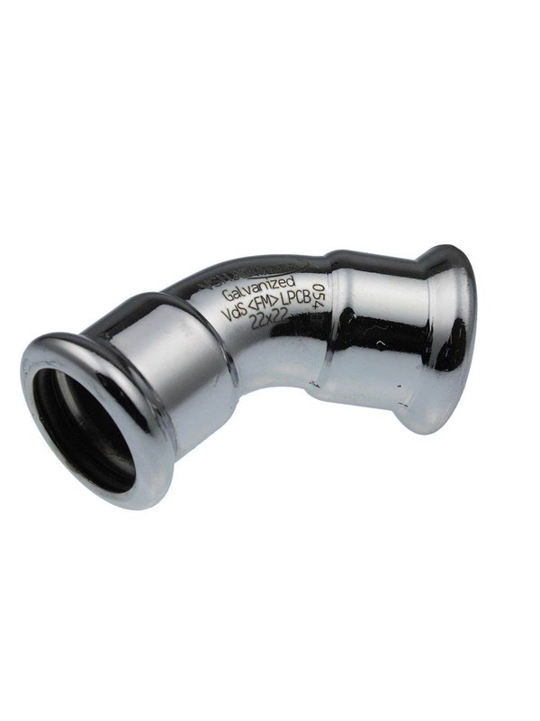 Vsh Fabrieken Xpr carbon elbow 45 deg. ff 54