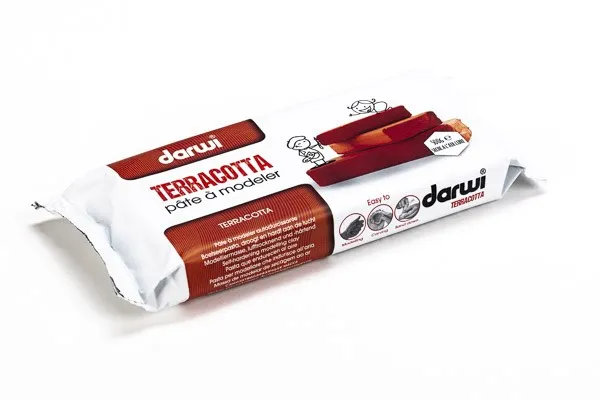 Darwi modelleringsleire, 500 g, terrakotta