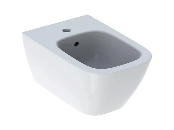 smyle square væghængt bidet, hvid