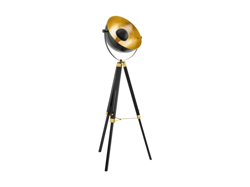 EGLO COVALEDA gulvlampe H1640 sort/gull