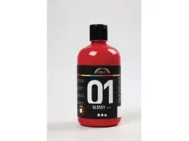 Akrylmaling A-Color 01 - blank, primærrød, 500 ml