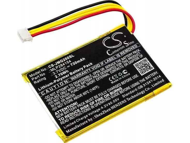 Cameron Sino batteri Mlp284154 for JBL Go 2 / Go2 / Cs-Jmg200sl