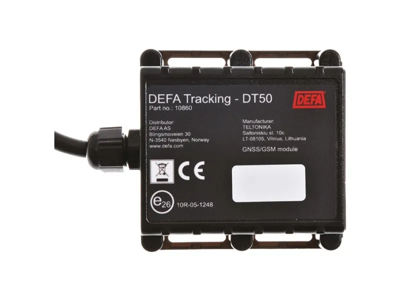DEFA dt50 tracking (kræver forh. login)