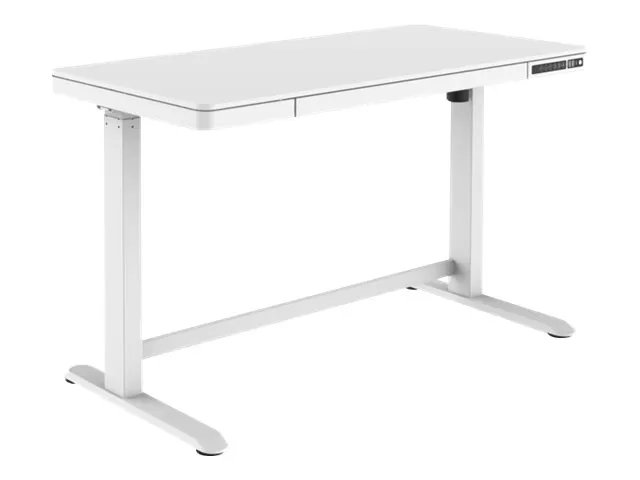 DIGITUS - Skrivebord - rektangulær - hvit