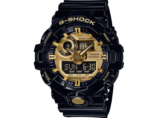 Casio G-Shock GA-710, vanntett, kvarts