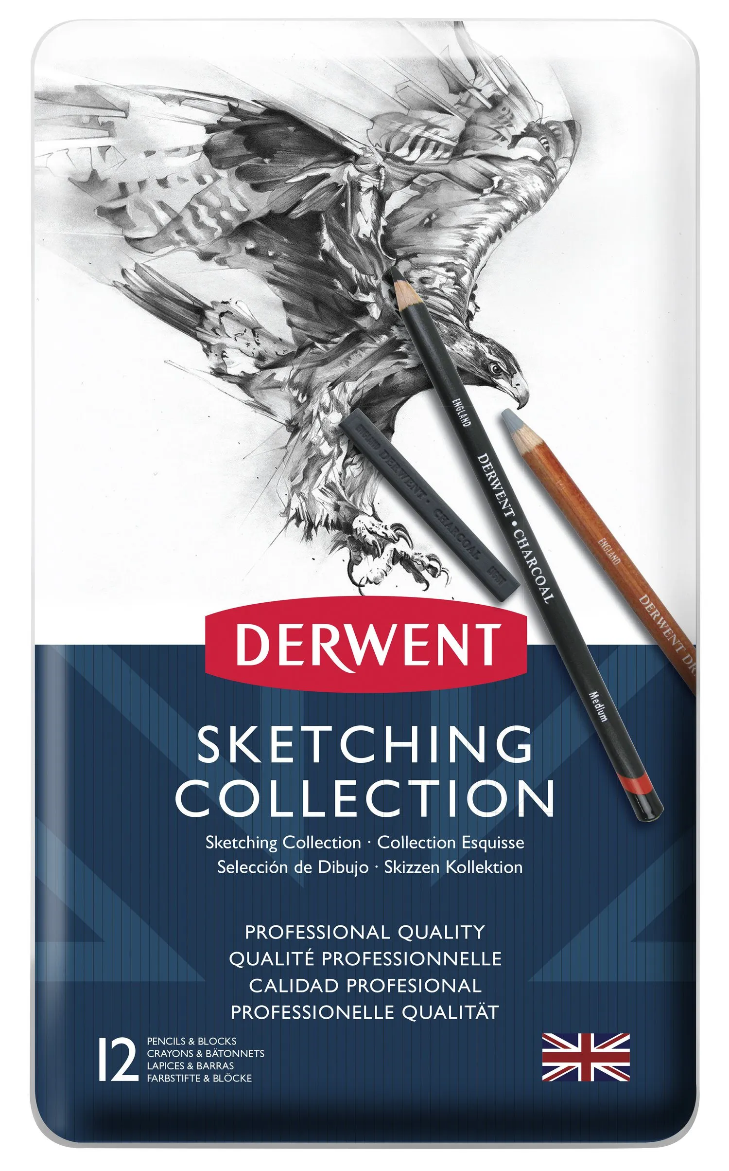 Derwent Sketching Collection 12 dele