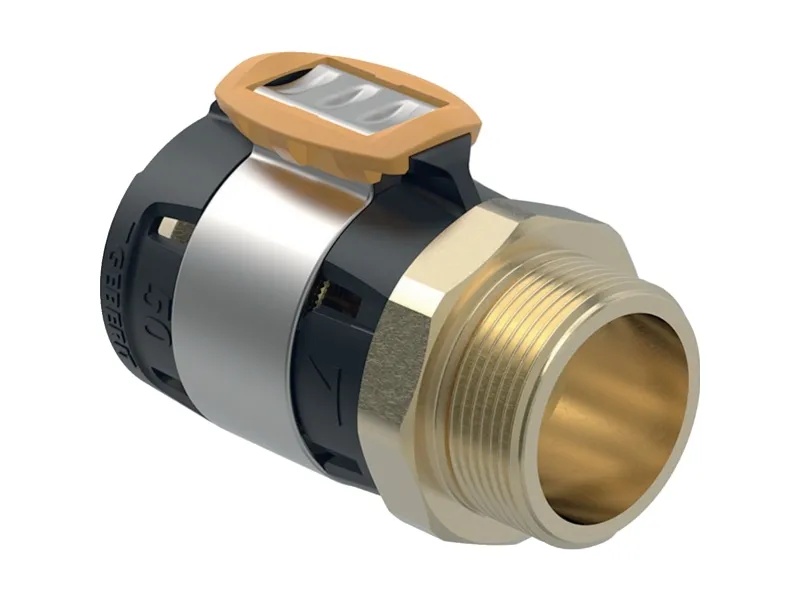 Overg.nip FlowFit CuZn21Si3P 75x2 1/2''
