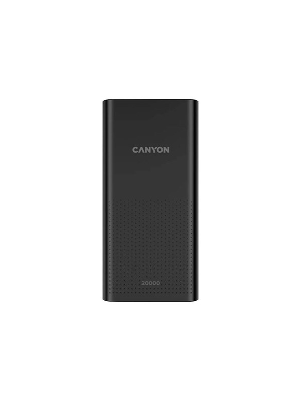 Canyon PB-2001 power bank - USB Nødlader - Svart - 20000 mAh