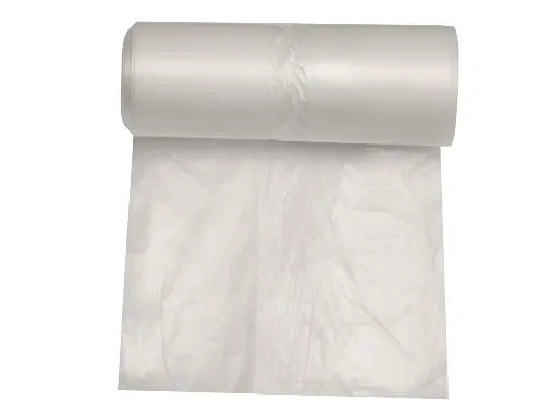 Bøttesekk 50 liter B600xL850mm 7my HDPE med brett Kompakt Klar, 50 stk/rull