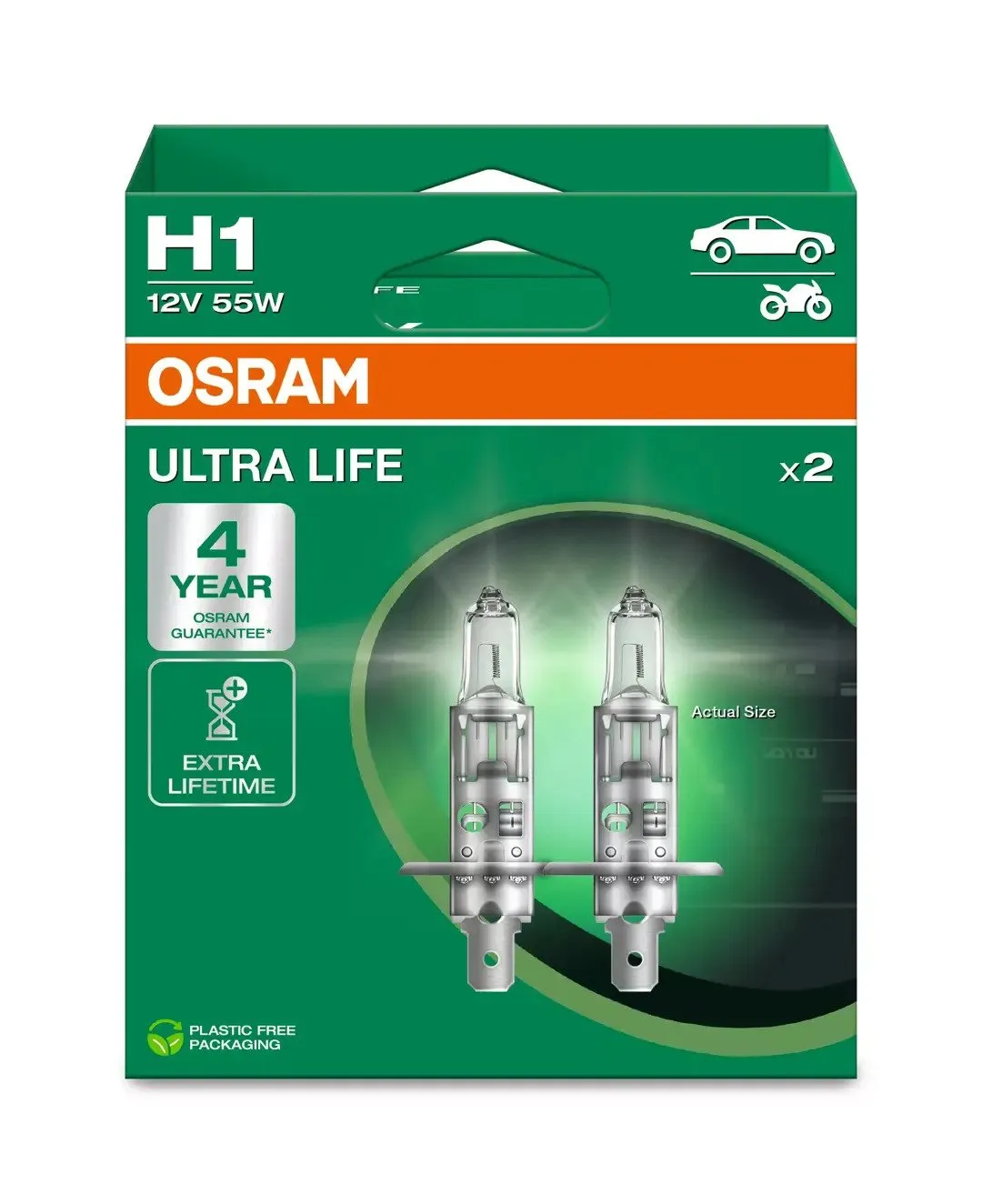 Osram Ultra Life - H1 Bilpærer