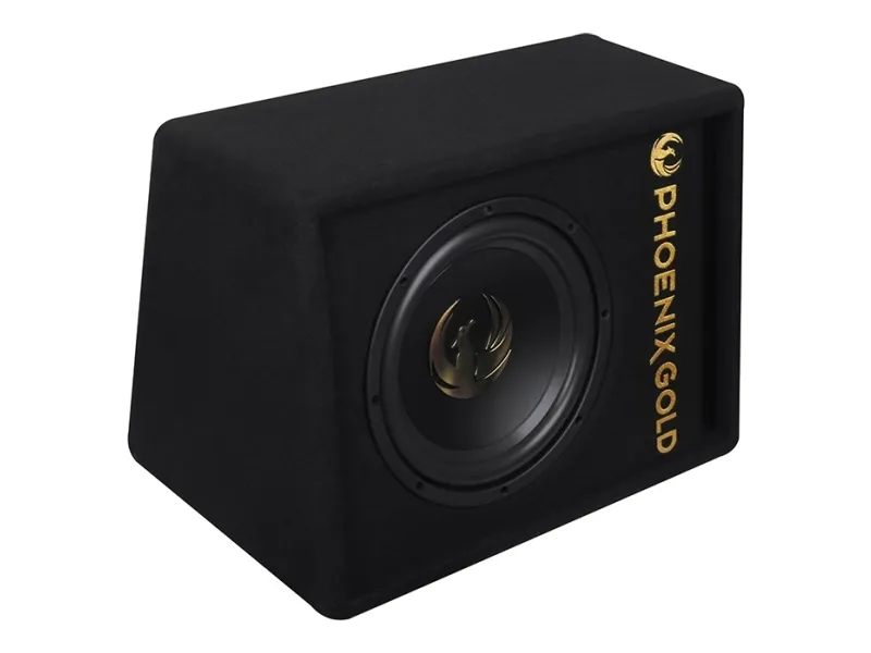 Phoenix Gold 10 Subwoofer m kabler og fjernbetjening