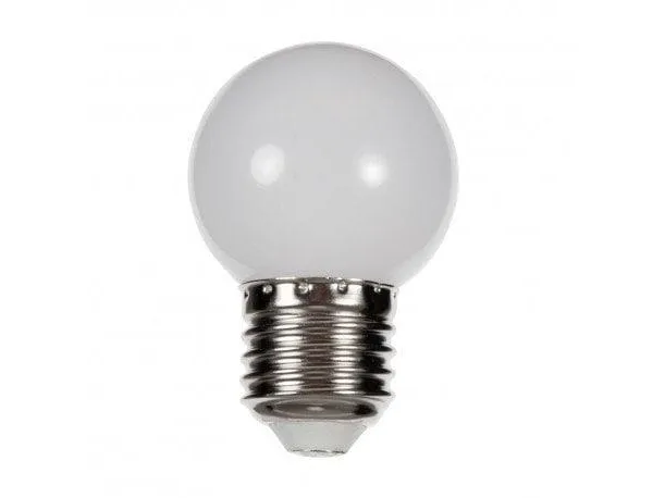 Spectrum LED-pære E27 1W 230V hvit