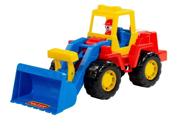 Polesie WADER 36988 Traktor med laster i nett