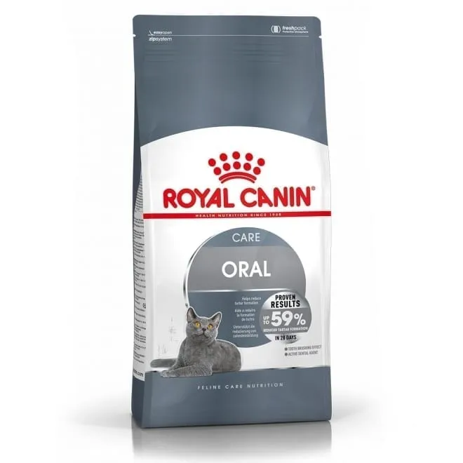 Royal Canin Oral Care, Voksen, Alle hunderaser, Fjærfe, Ris, Grønnsaker, 400 g, Antioksidanter medfølger