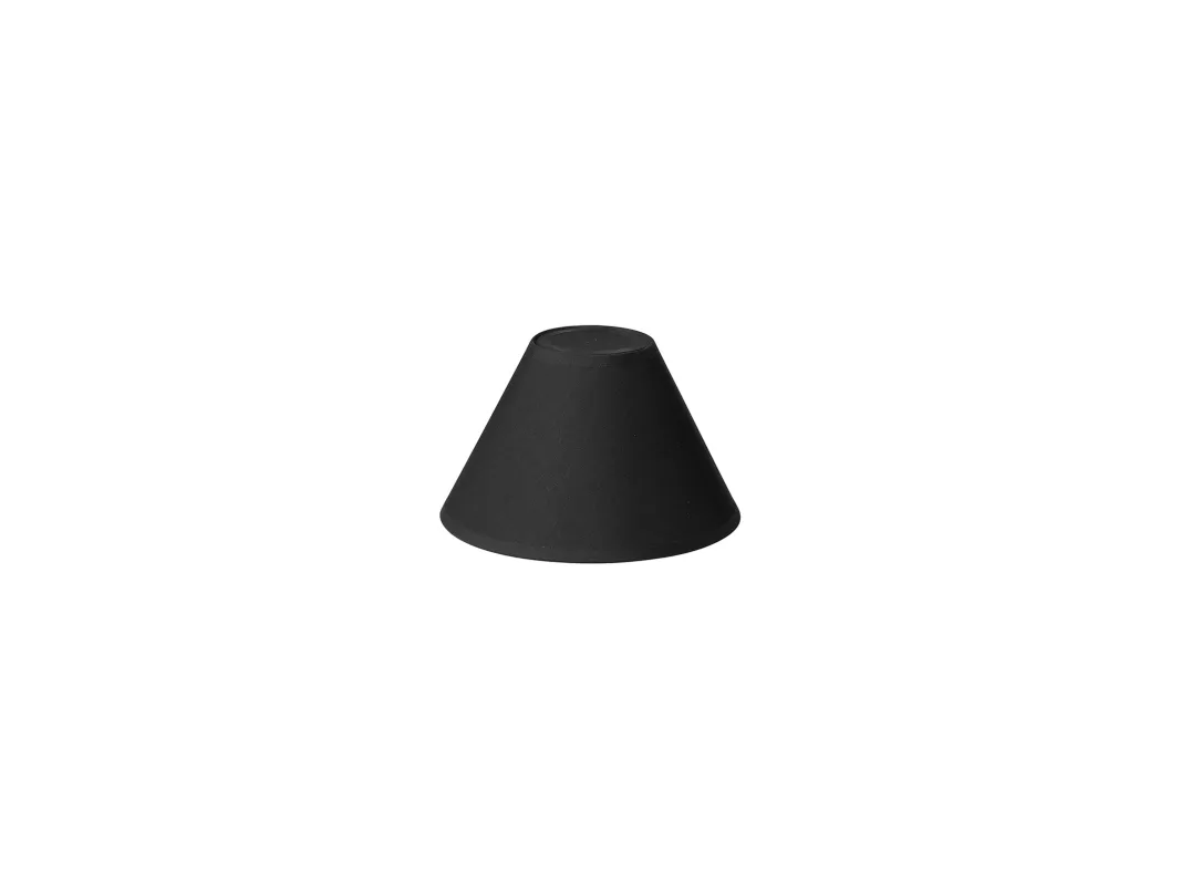 Lampeskjerm Emma Casa høyde 12,0 cm sort