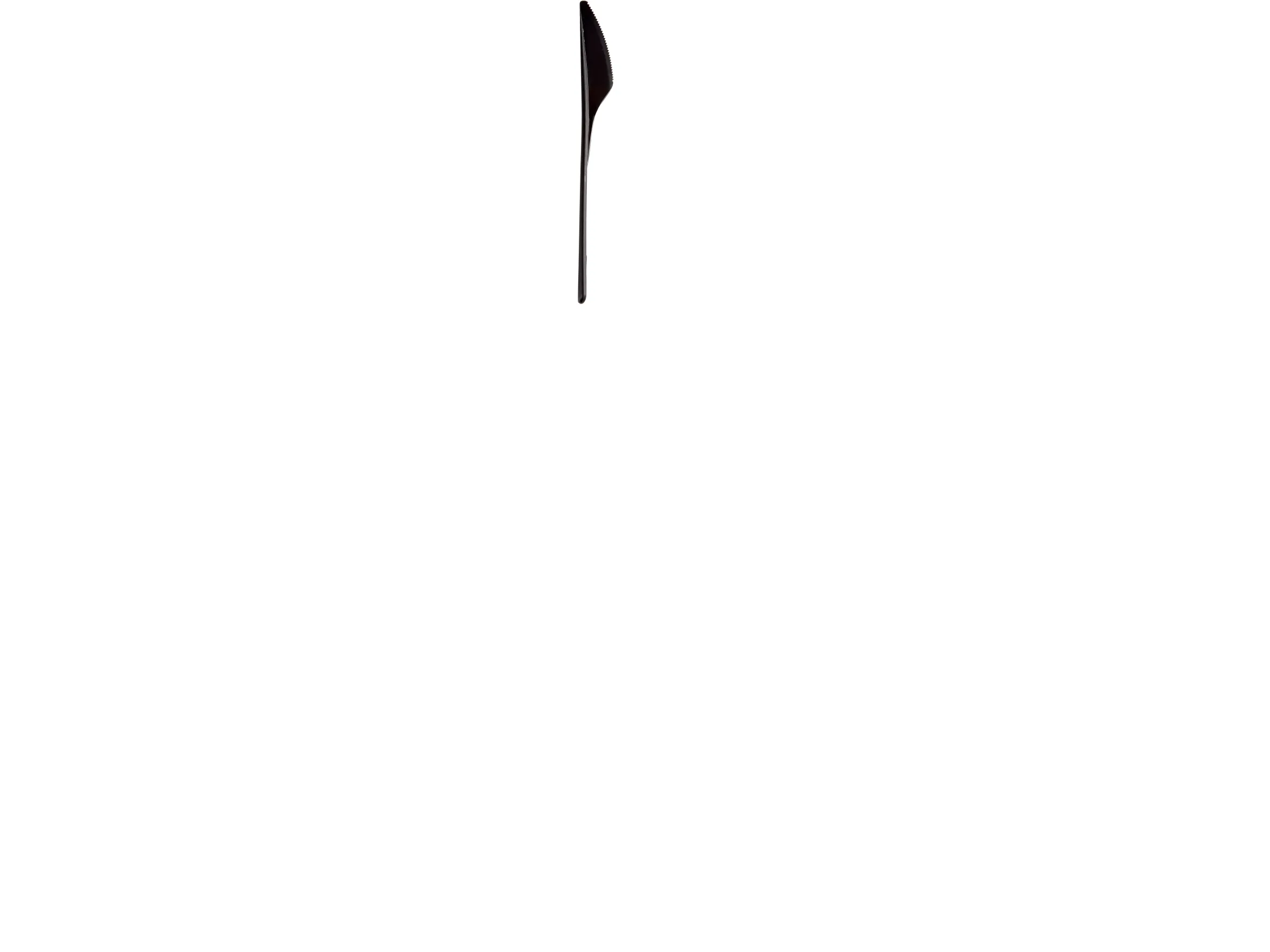 Kniv, ABENA Gastro, 18,7cm, koksgrå, PP - (20 stk.)