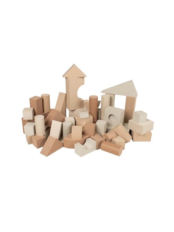Babytrold Foam building blocks - Sand - 52 pieces