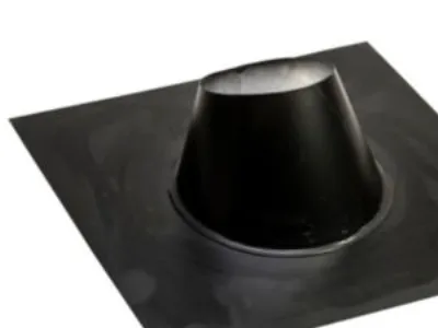 Metalbestos skorsten uØ 250mm inddækning 5-32° aluminium sort