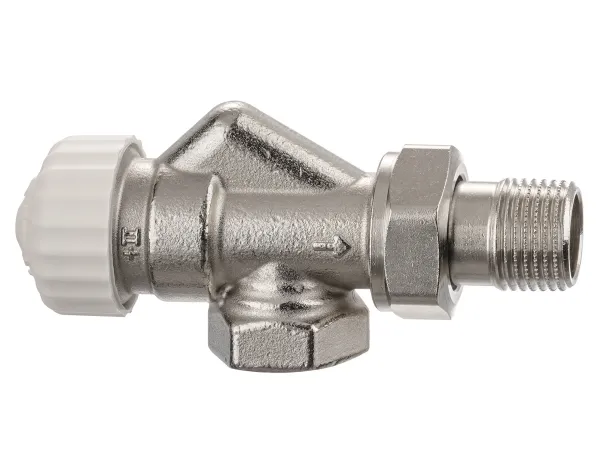 TA Calypso Exact DN20 med forskruning. 2-strengsradiatorventil.
