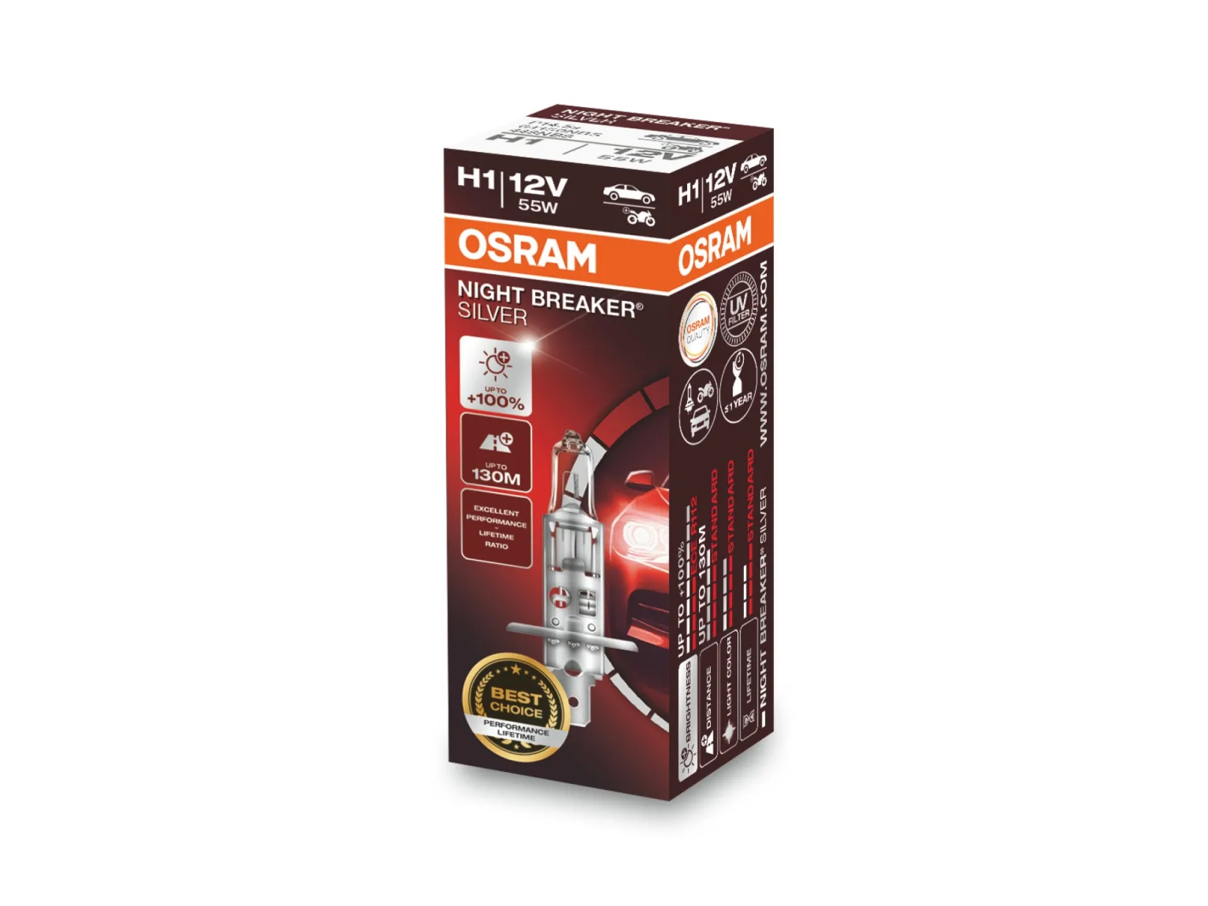 Osram Night Breaker Silver - H1 - 55W - 12V