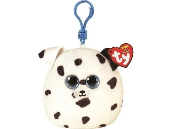 Nøkkelring TY Mascot nøkkelring TY Squish-a-Boos FETCH - Dalmatiner hund 8,5 cm 39567