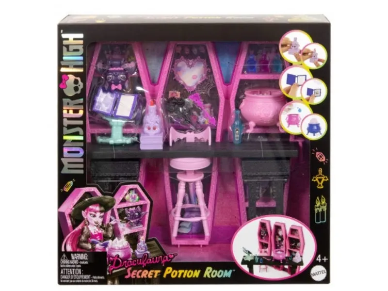 Mattel Monster High hemmelig rom med eliksirer til Draculaura (JBF15)