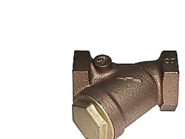 1.1/2 Snavssamler i rødgods med integreret Y-filter