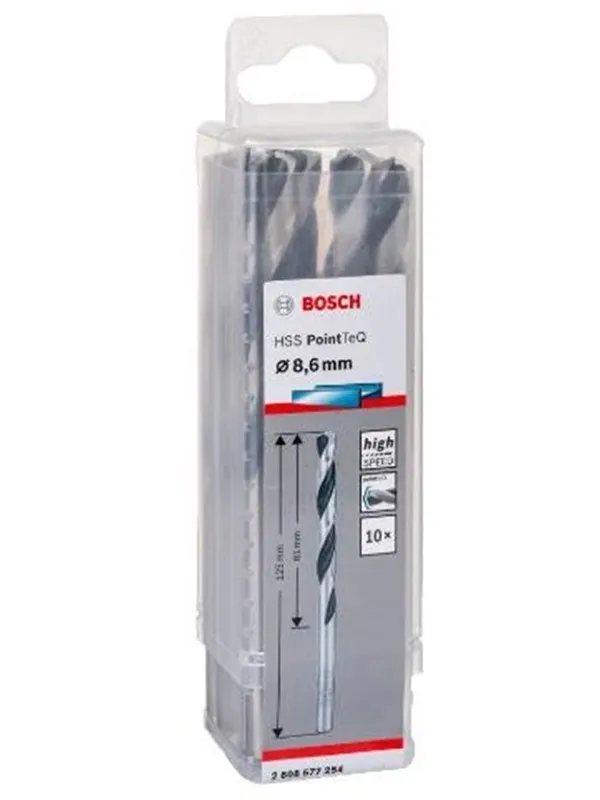 Bosch HSS spiralbor PointTeQ 8,6 mm