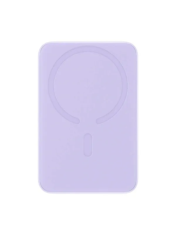 Baseus Powerbank Magnetic Mini 10000mAh 20W MagSafe (purple) Nødlader - Lilla - 10000 mAh