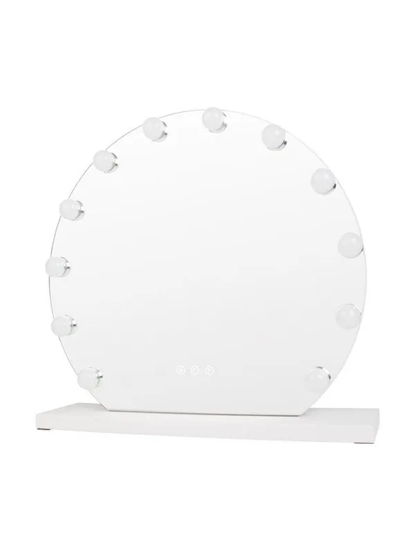 UNIQ London Round Makeup Mirror with 12 LED lights