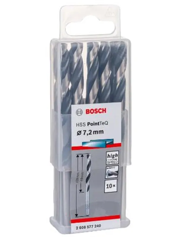 Bosch HSS spiralbor PointTeQ 7,2 mm