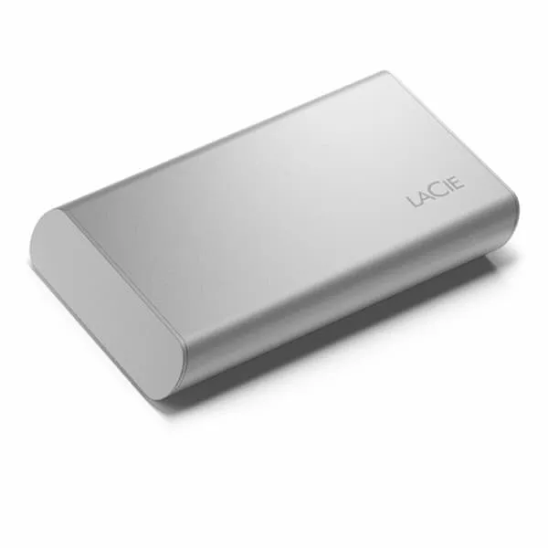 LaCie Portable SSD v2 - 500GB - Sølv - Ekstern SSD - USB 3.2 Gen 2