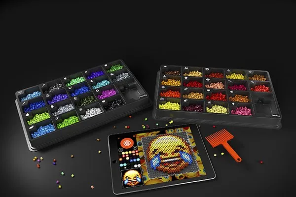 Beady Basic 10.800 perler, 4 plater, 1 skrape
