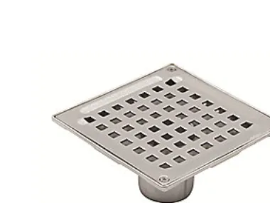 Blücher 50 mm afløbsskål til beton, uden studs, lodret