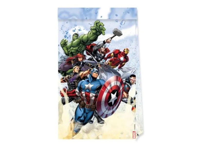 Globos Paper Party Bags FSC Avengers Infinity Stones 4pcs
