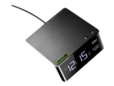 Braun BNC016 - Alarmklokke - kvarts - skrivebord - svart