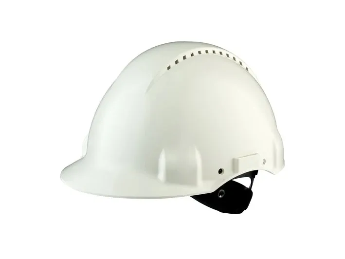 Sikkerhedshjelm hvid 3M Peltor G3000 Uvicator - skrueindstilling. UV-stabiliseret ABS-plast