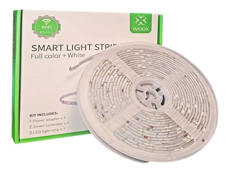 Woox - Lyslist - LED - 24 W - klasse F - RGB/varmhvitt lys - 5 m