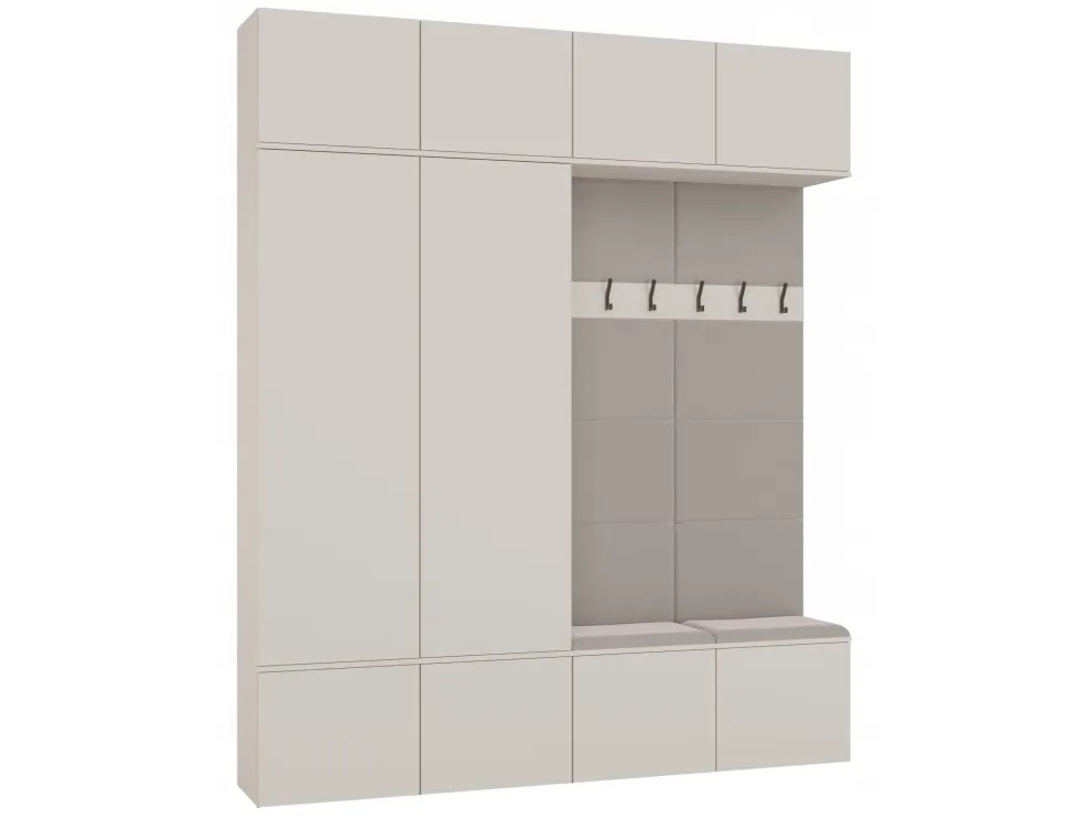Goodhome garderobe HAGA IV 2Sz2W KASZMIR: 2x skap + 2x henger