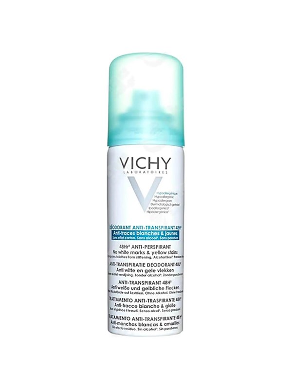 Vichy Deodorant 48Hour Aerosol No Marks Anti-Perspirant 125ml