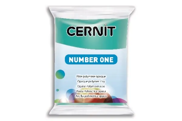 Cernit 676 Number One 56 g turkisgrønn
