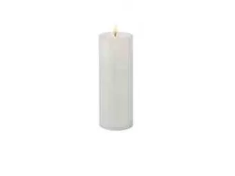 Sirius lysestake kalender - hvit Ø 7,5 cm H 20 cm