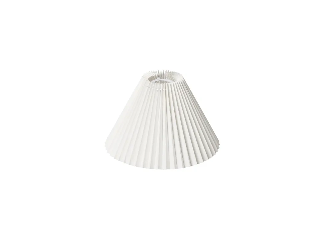 Plisse-skjerm EMMA PISO vegg/tak pendel side 21 cm hvit