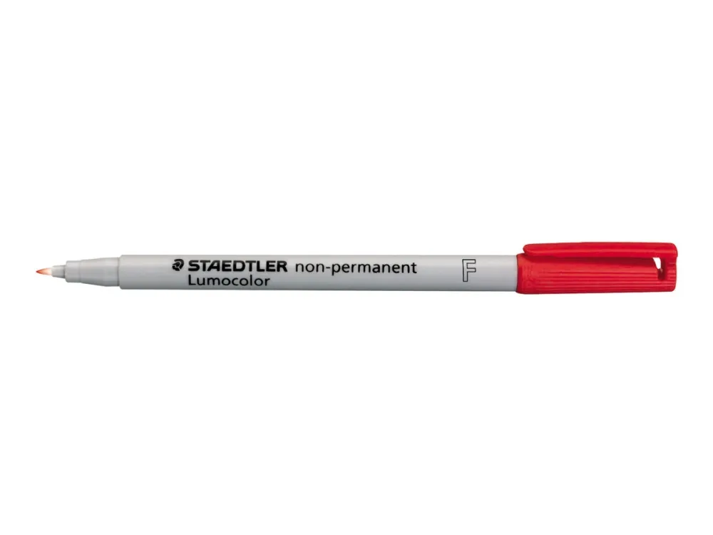 STAEDTLER Lumocolor 316 - Markør - ikke-permanent - rød - vannbasert blekk - 0.6 mm - fin