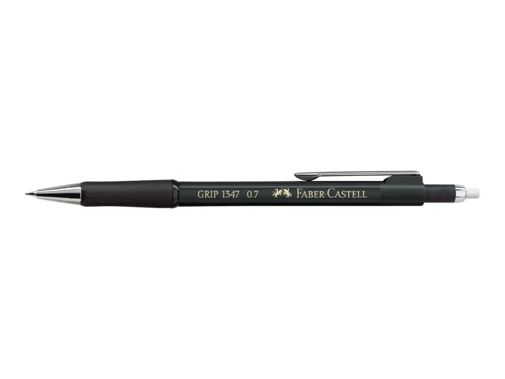 Faber-Castell GRIP 1347 - Mekanisk blyant - 0.7 mm - retraktil - med viskelær