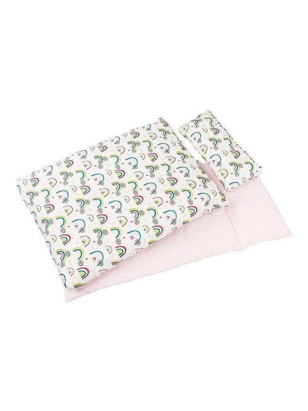 Goki - Dolls Bedding Set Rainbow 3 pieces.